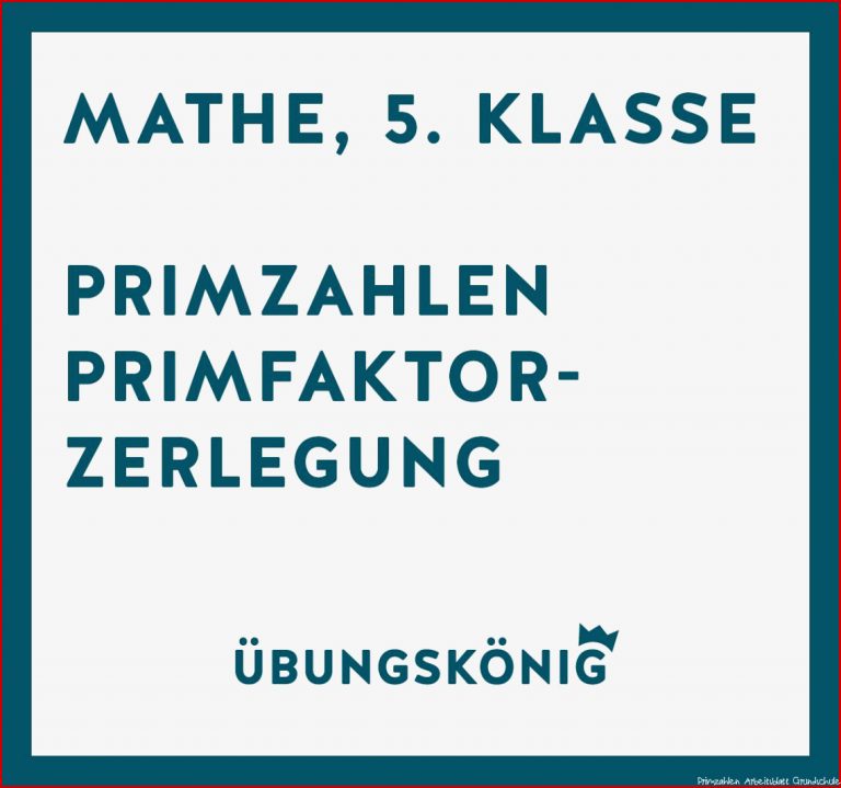 Kostenlose Arbeitsblätter und Übungen mit Lösungen für