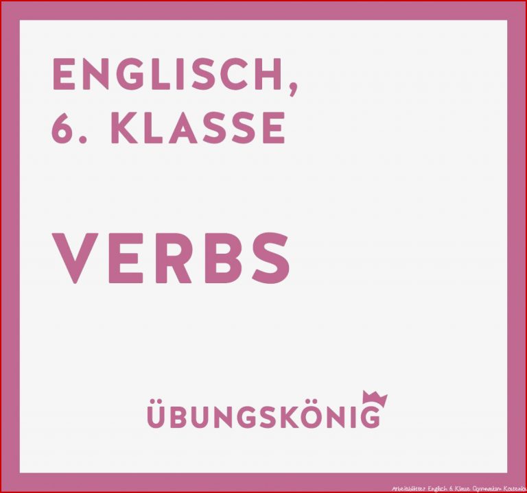 Kostenlose Arbeitsblätter und Übungen zum Thema Verbs / Verben im ...