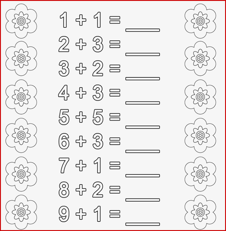Kostenlose Malvorlage Rechnen lernen Addition Herunterladen Kostenlose Malvorlage Rechnen lernen Addition