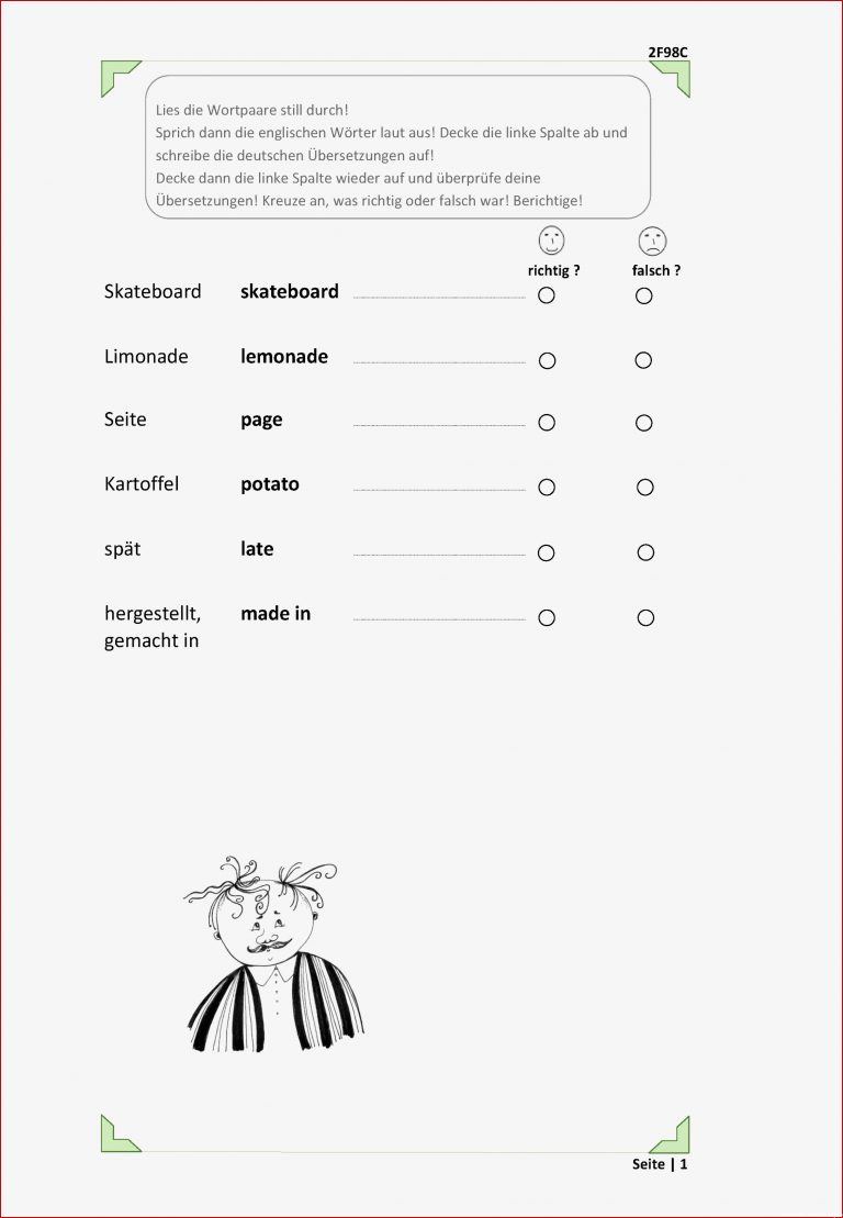 Kostenlose Übungen bei LRS Englisch Fernkurs