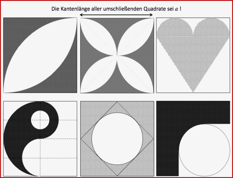 Kreis und Kreisflächen berechnen Arbeitsblatt