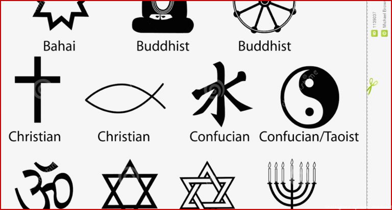 Kuchen Backofen 5 Weltreligionen Symbole