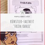 Künstler Faltheft Frida Kahlo – Unterrichtsmaterial Im