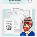 Künstler Faltheft Vincent Van Gogh – Unterrichtsmaterial