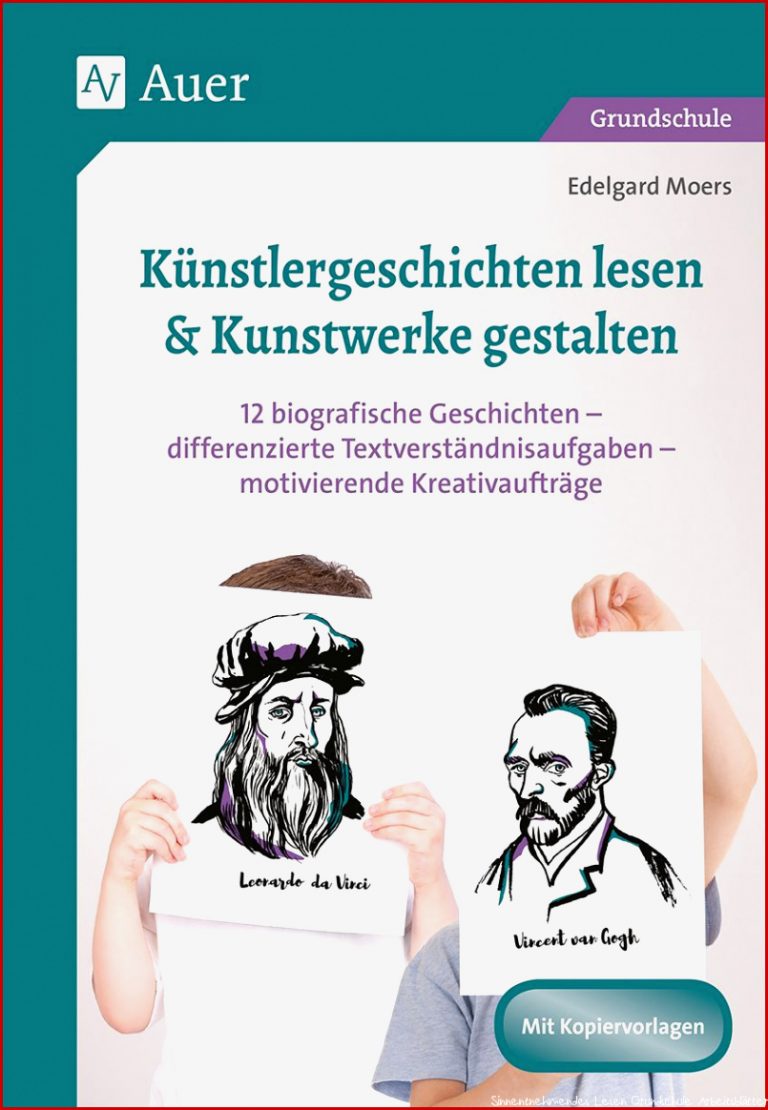 Künstler werden lebendig mit sinnentnehmendem Lesen im