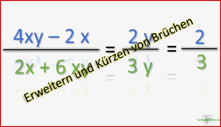 Kürzen Und Erweitern Von Brüchen Einfach 1a