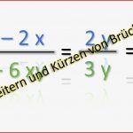 Kürzen Und Erweitern Von Brüchen Einfach 1a