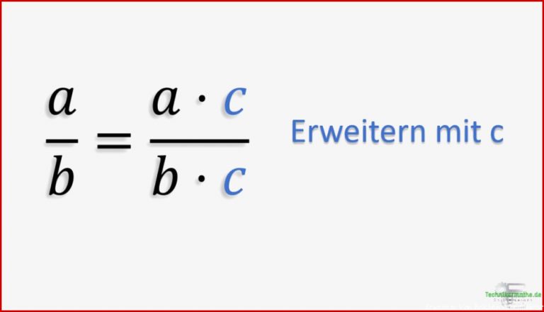 Kürzen Und Erweitern Von Brüchen Einfach 1a