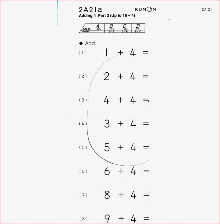 Kumon Exercises Addition Căutare Google