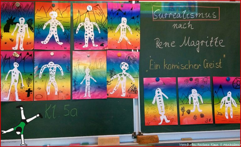 Kunstunterricht Klasse 5 Surrealistische Bilder nach René