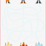 Labyrinth Spiel Für Kinder Bildung Arbeitsblatt Piraten