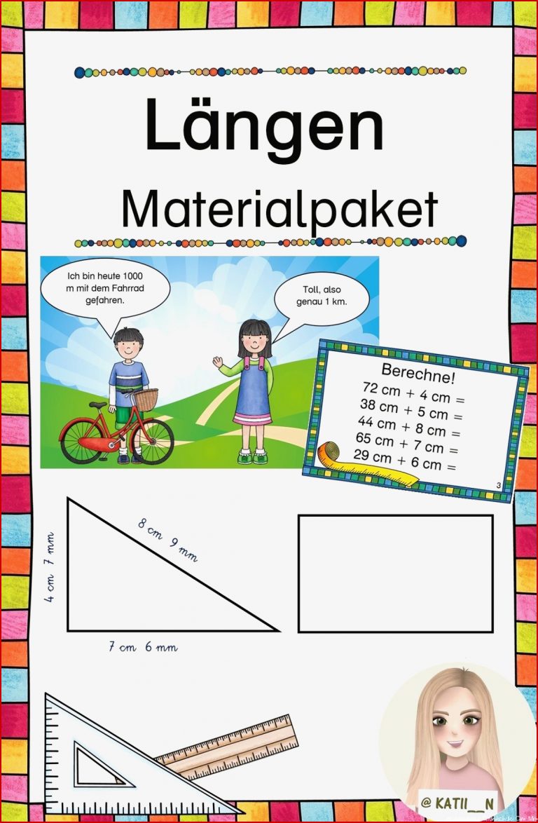 Längen Materialpaket – Unterrichtsmaterial im Fach zum Herunterladen Längen Materialpaket – Unterrichtsmaterial im Fach