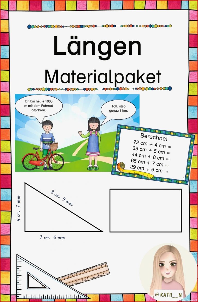 Längen Materialpaket – Unterrichtsmaterial Im Fach
