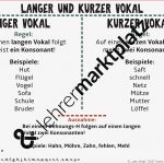 Lange Und Kurze Vokale Das Bundle Merkkarte