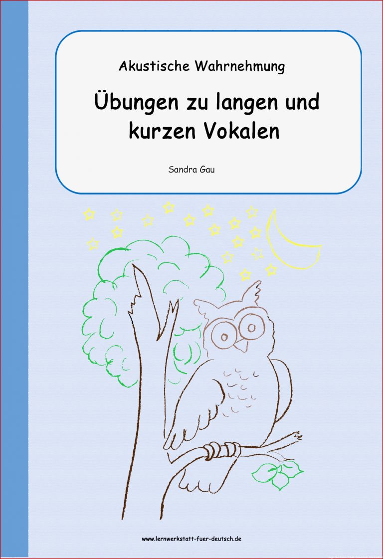 Lange Und Kurze Vokale Lernwerkstatt Für Deutsch