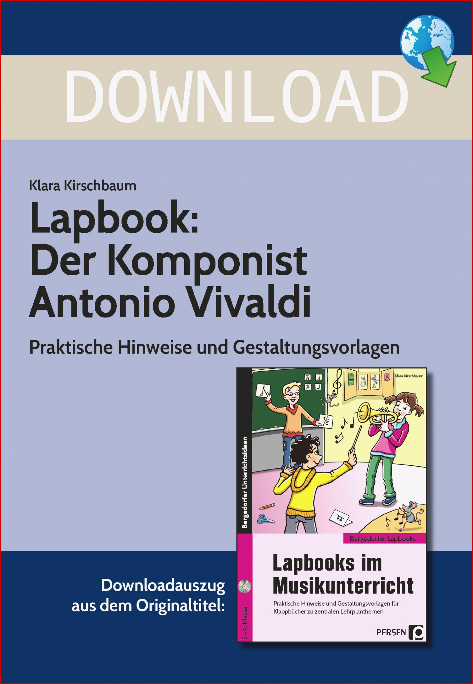 Lapbook Der Komponist Antonio Vivaldi Für 3 45 Eur Sichern