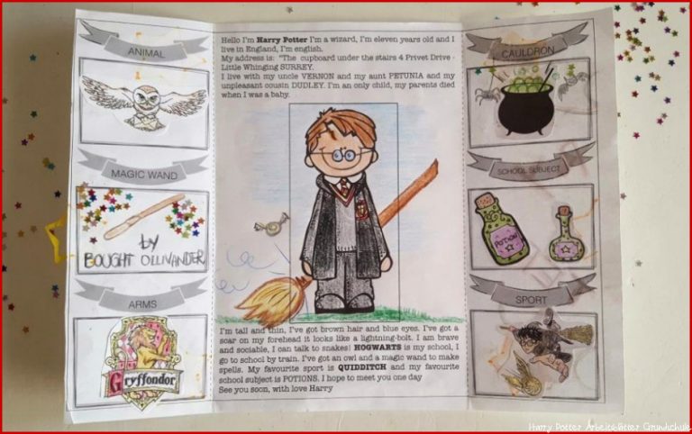 Lapbook Harry Potter 1 Jack Potato