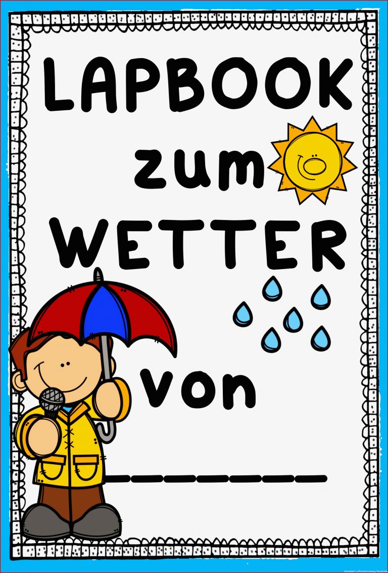 Lapbook zum Wetter in 2020