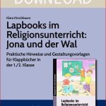 Lapbooks Im Religionsunterricht Jona Und Der Wal Für 5 45