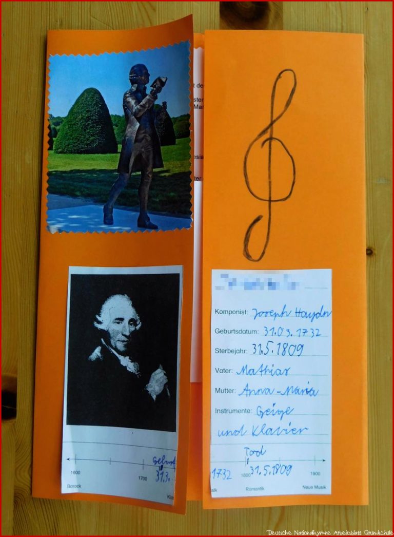 Lapbooks Zu Joseph Haydn