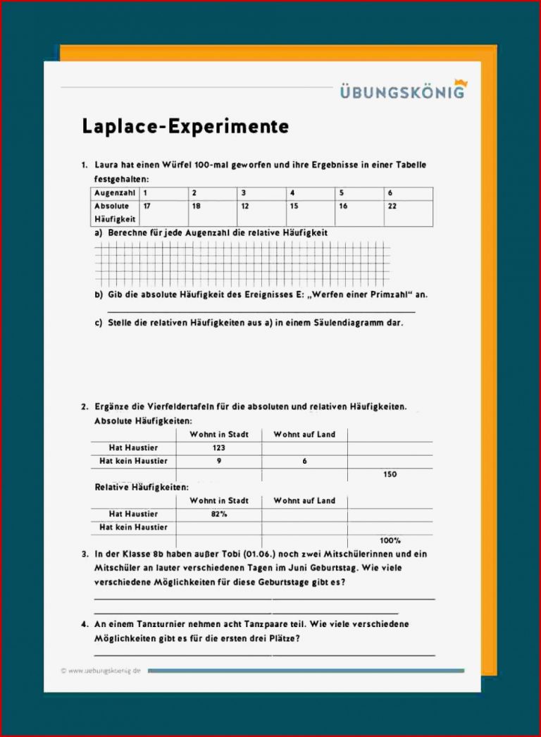 Laplace-Experimente