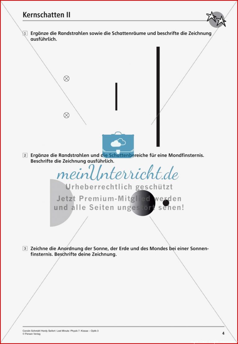 Last Minute Physik 7 Klasse Optik 3 Meinunterricht