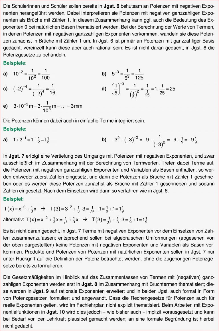 LehrplanPLUS Multiplikation und Division ganzer Zahlen