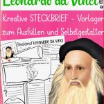 Leonardo Da Vinci Steckbrief – Unterrichtsmaterial In Den