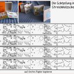 Leporellovorlage Schöpfung In Der Streichholzschachtel