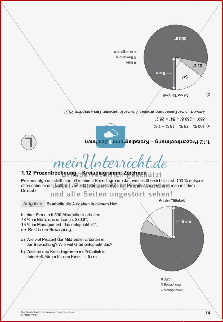 Lernbausteine Prozentrechnung meinUnterricht