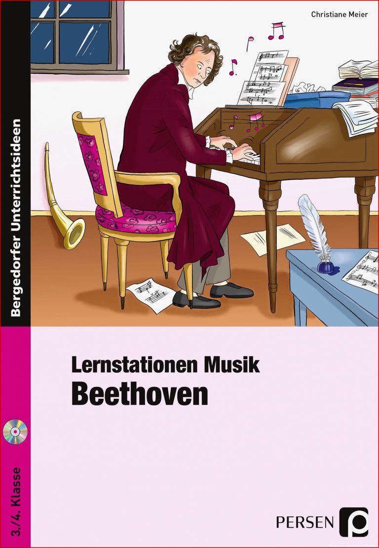 Lernstationen Musik Beethoven Broschüre Inkl Cd 3 4