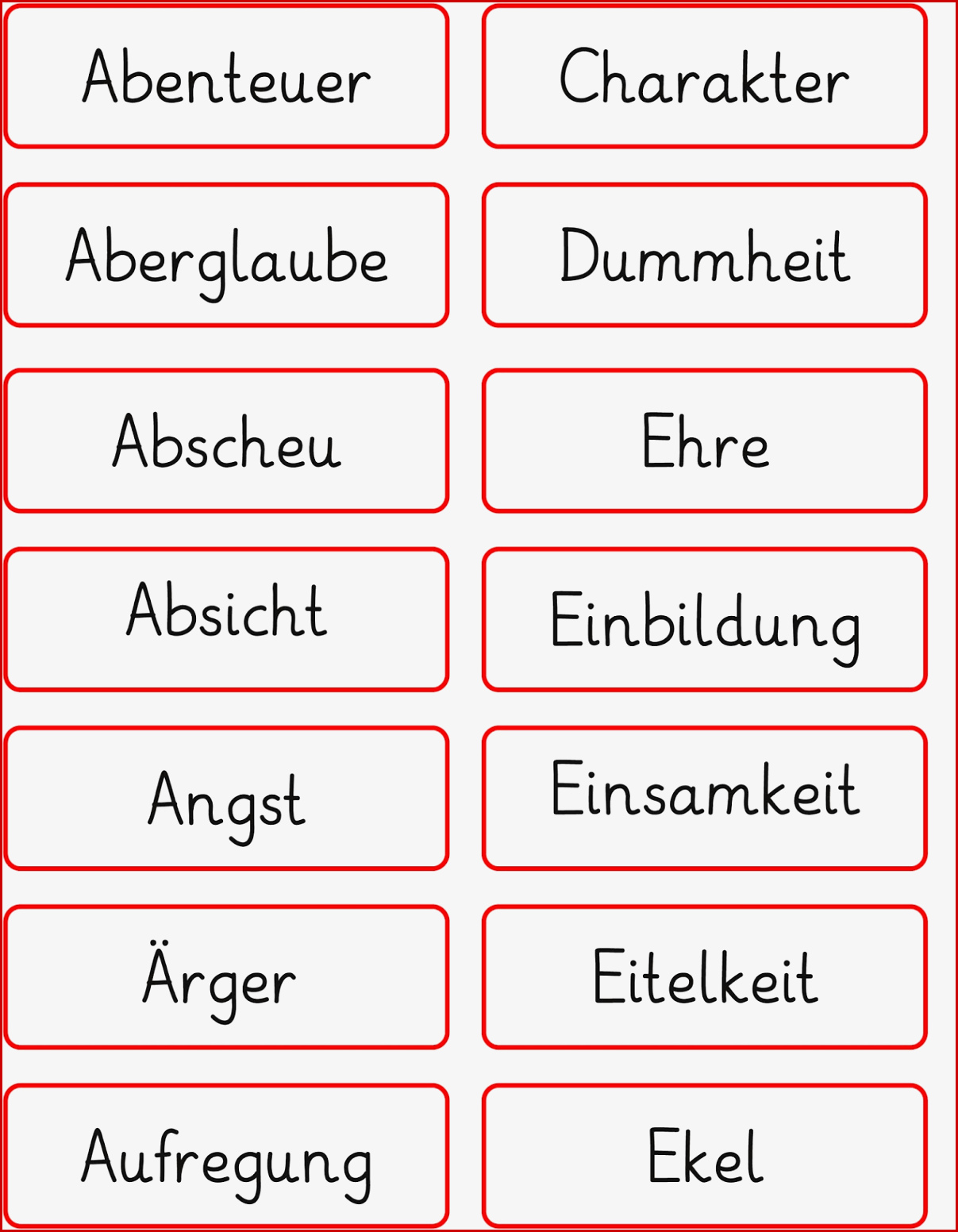 Lernstübchen Abstrakte Nomen