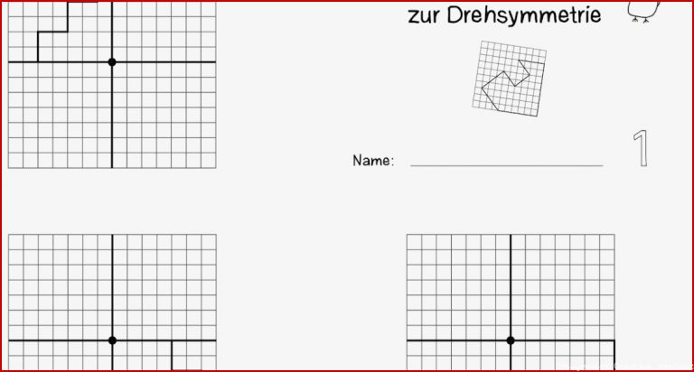 Lernstübchen Drehsymmetrie Arbeitsheft