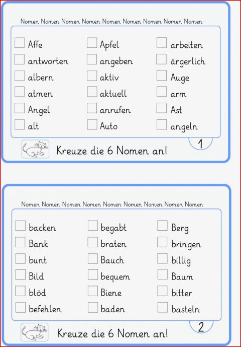 Lernstübchen Eine Kartei Zu Den Nomen