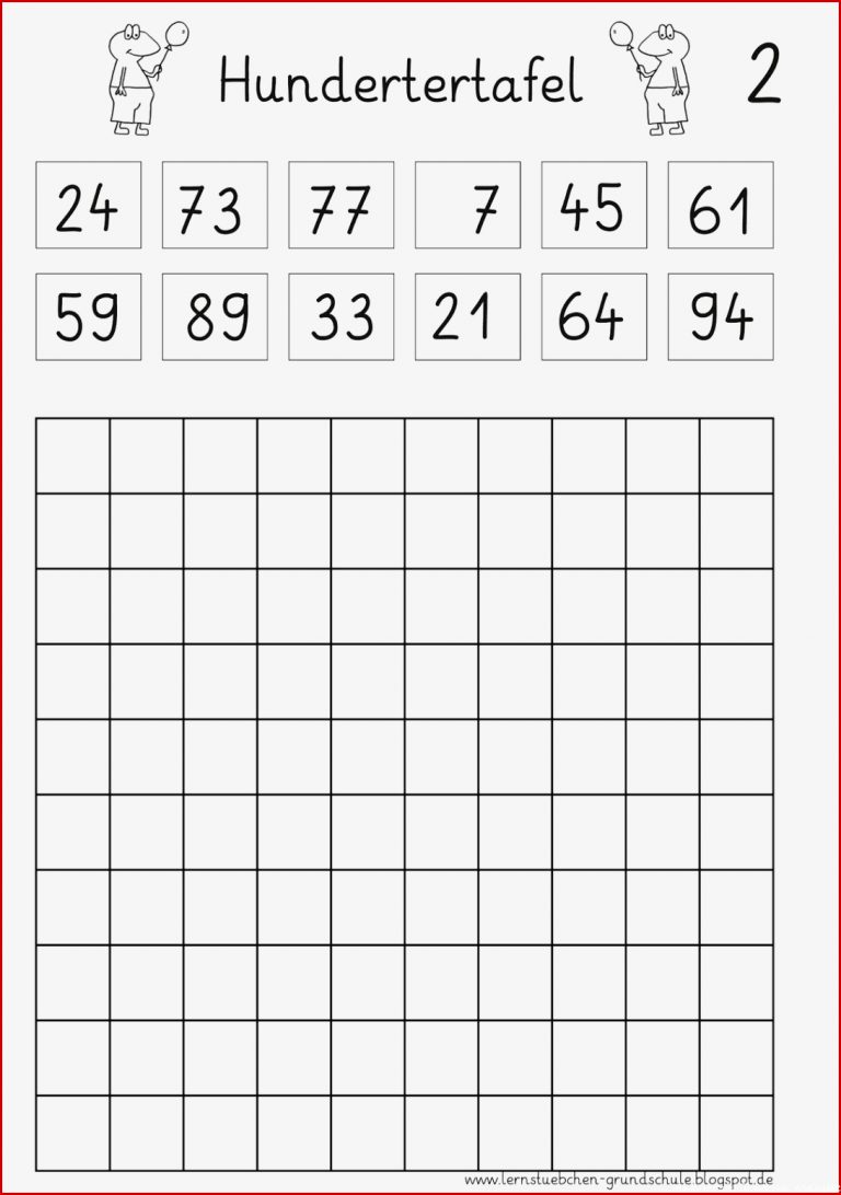 Lernstübchen Hundertertafel 1