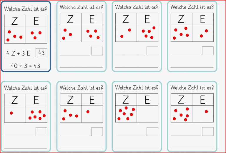 Lernstübchen Material zur Stellentafel