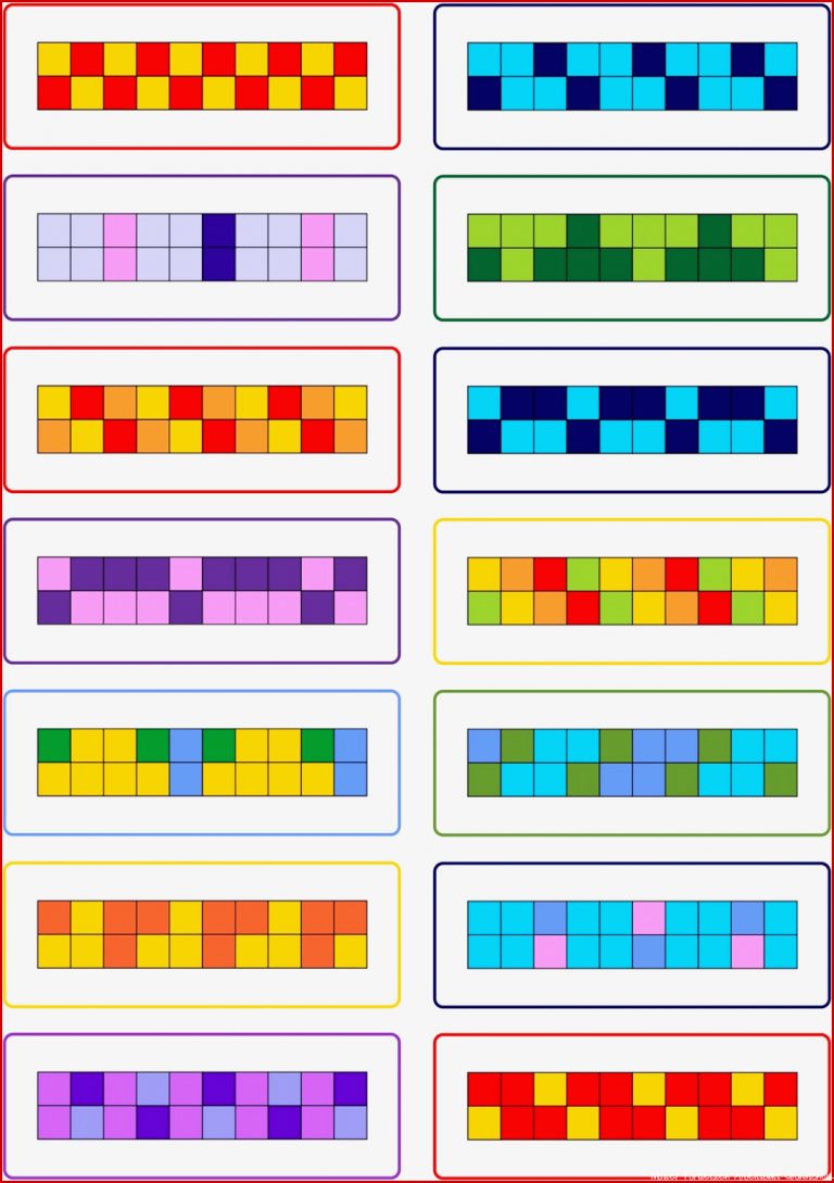Lernstübchen Muster malen und fortsetzen