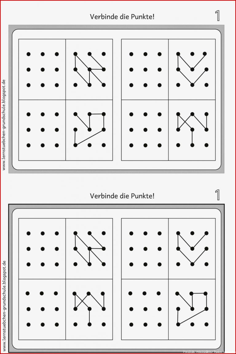 Lernstübchen Punkte verbinden 2