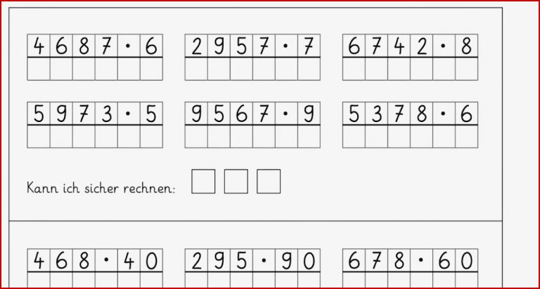 Lernstübchen schriftlich multiplizieren