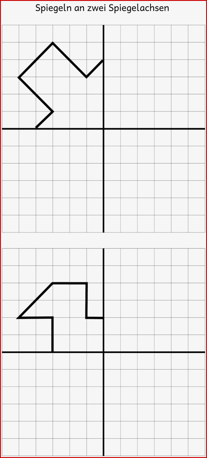 Lernstübchen Spiegeln An Zwei Spiegelachsen 1