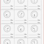 Lernstübchen Uhrzeiten Ablesen Halbe Stunden