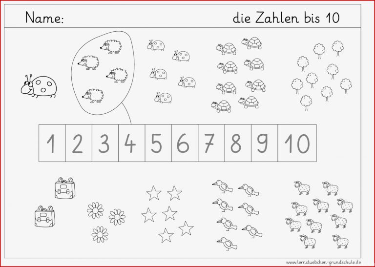 Lernstübchen Zahlen bis 10 mit Link