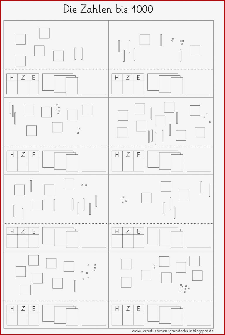 Lernstübchen Zahlen Bis 1000