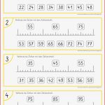 Lernstübchen Zahlen Mit Dem Zahlenstrahl Verbinden 2