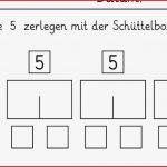 Lernstübchen Zahlen Zerlegen Mit Der Schüttelbox