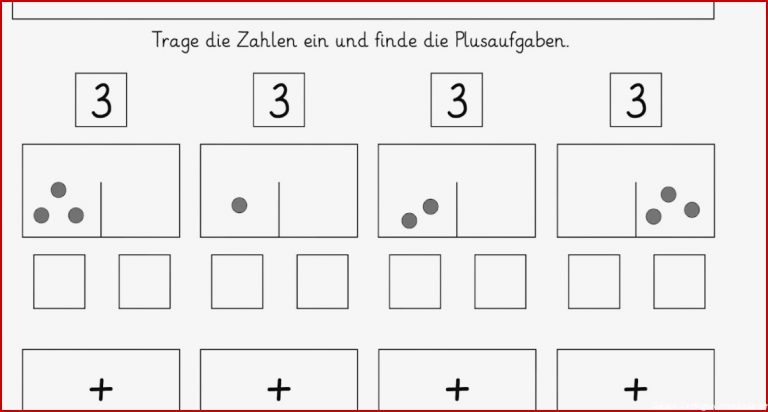 Lernstübchen Zahlen zerlegen und Plusaufgaben finden