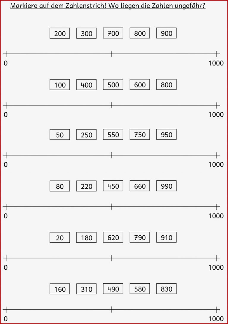 Lernstübchen Zahlenstrich ZR 1000