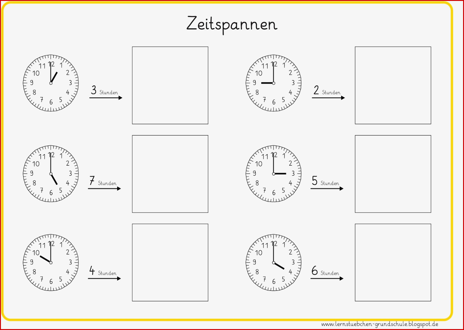 Lernstübchen Zeitspannen Legekarten