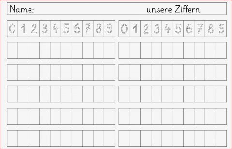 Lernstübchen Ziffern Schreiben