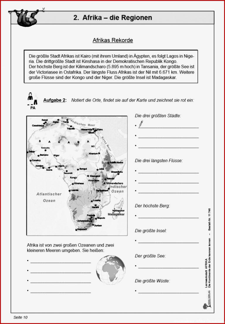 Lernwerkstatt AFRIKA PDF ab 7 J 72 S